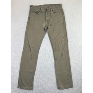 Mott & Bow Mercer Slim Jeans Mens 30x32 Green Stretch Denim Pants Casual